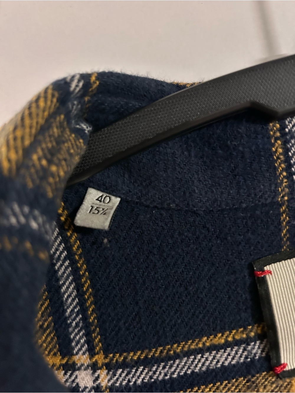Gucci Yellow and Blue Cotton flannel shirt Wolf Embroidered - Picture 4 of 4